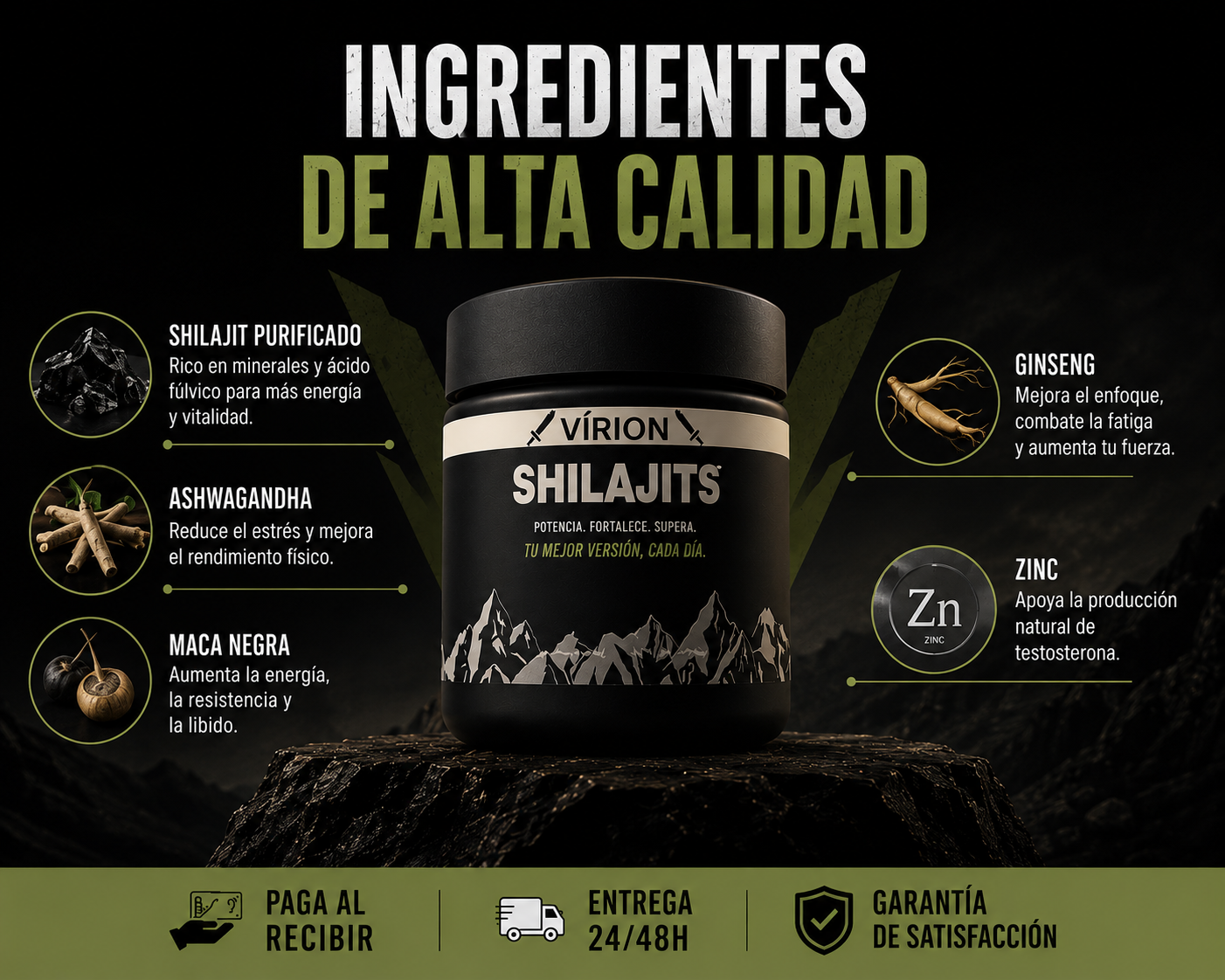 Más energía, fuerza y enfoque natural | VÍRION by Santarux™