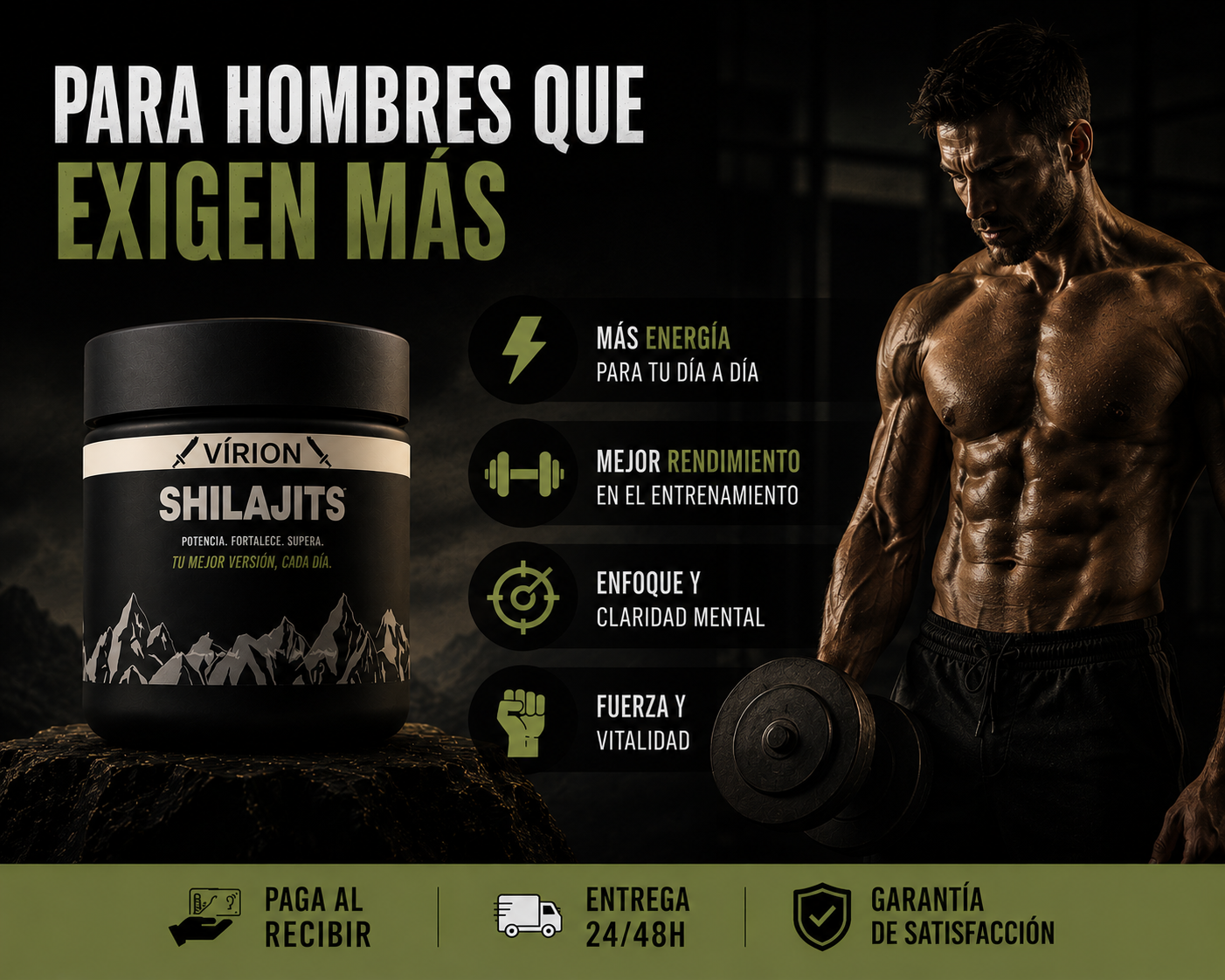 Más energía, fuerza y enfoque natural | VÍRION by Santarux™