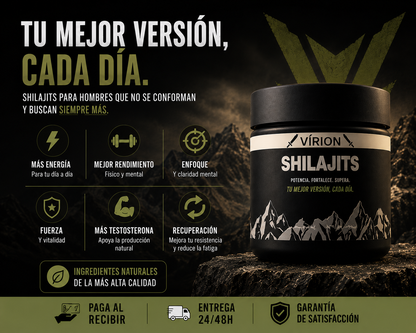Más energía, fuerza y enfoque natural | VÍRION by Santarux™